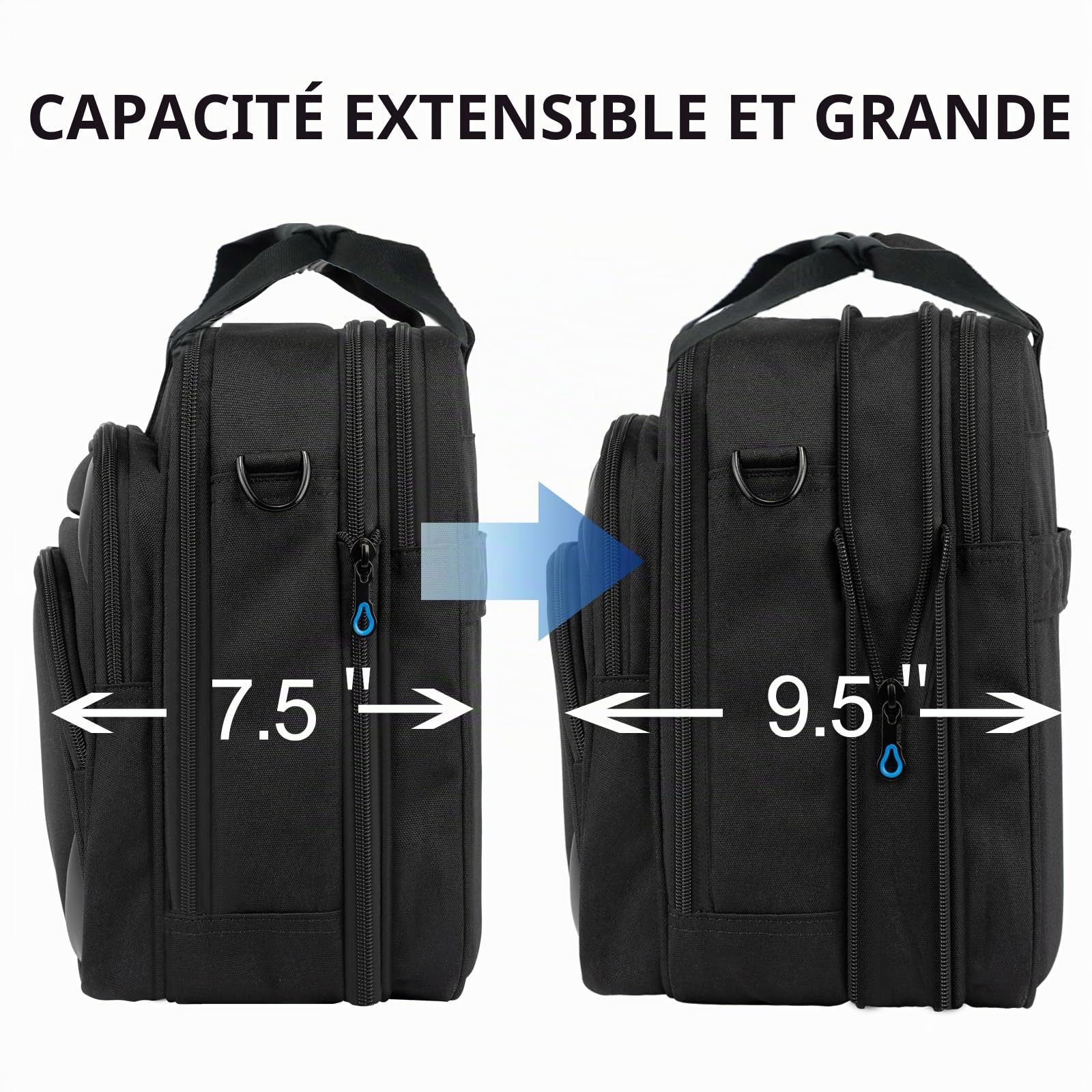 KROSER Sacoche pour ordinateur portable 15,6"