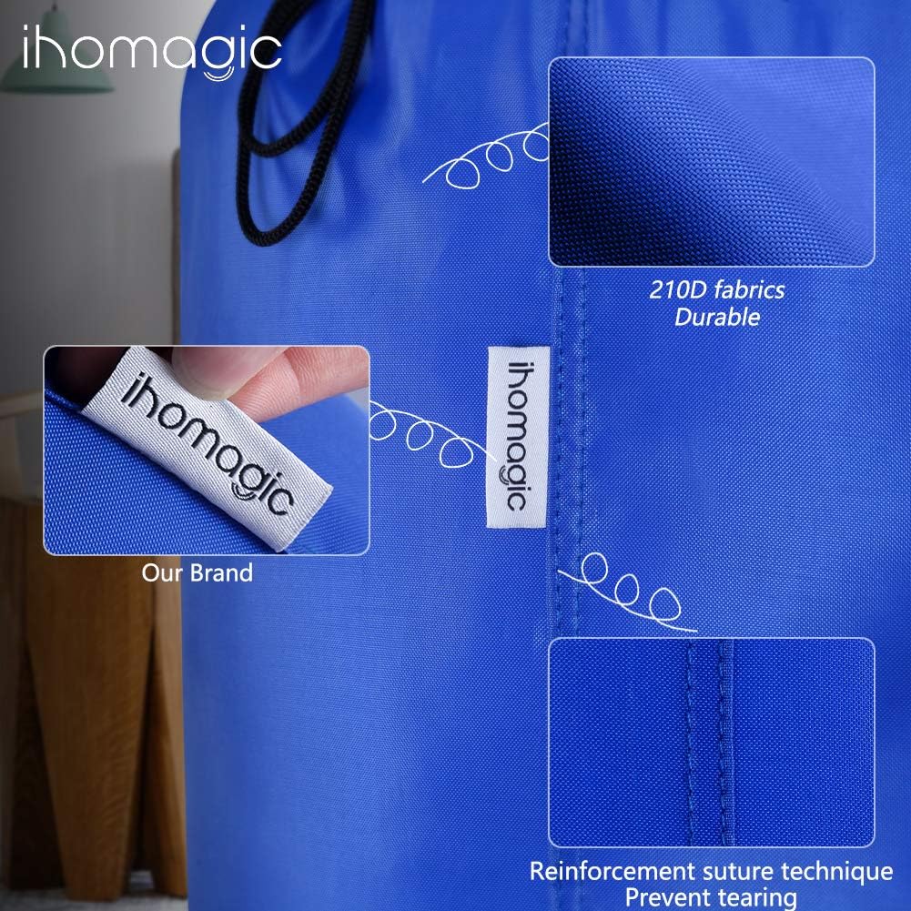 IHOMAGIC Large Laundry Bag, Foldable Laundry Bag, Lightweight Storage Bag - Image 4