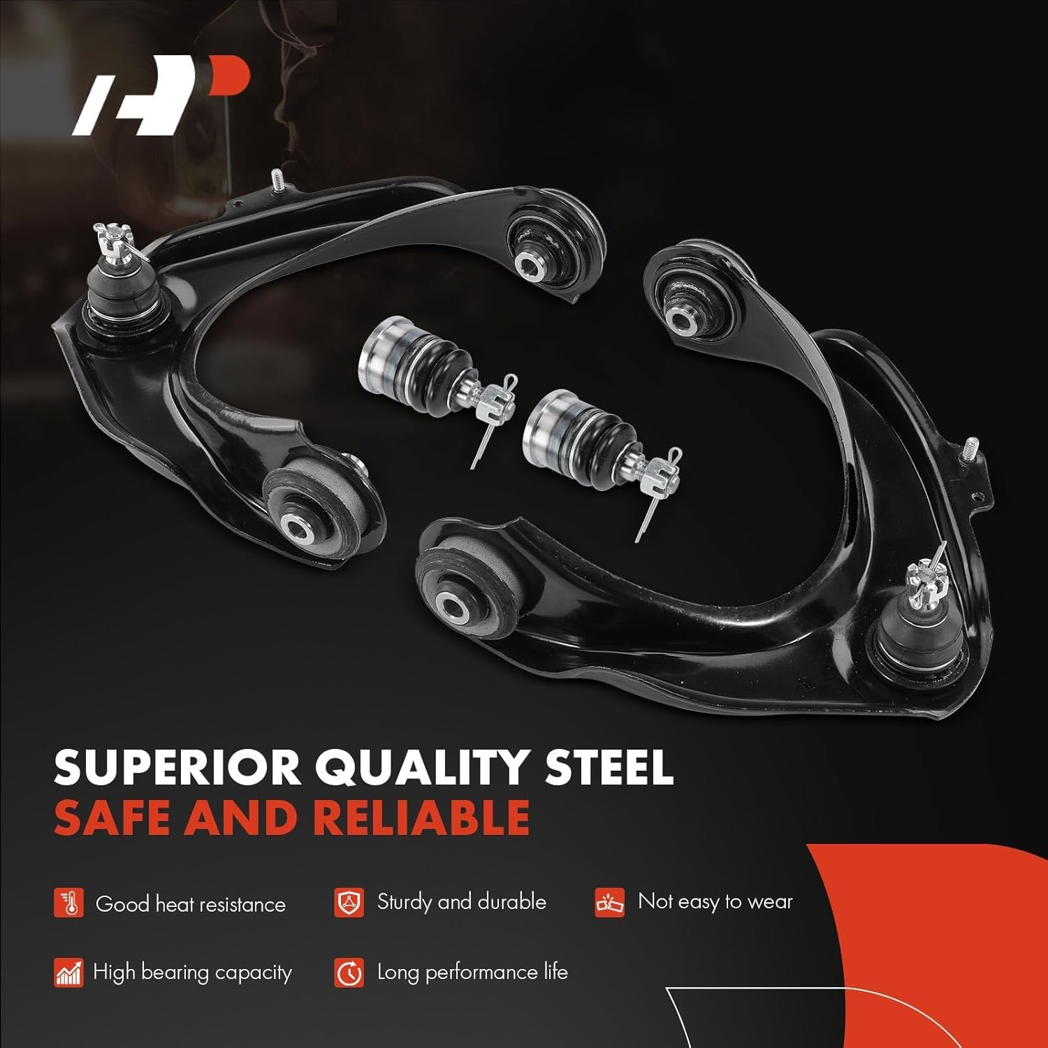 A-Premium 14Pcs Suspension Kit, Front Upper Lower Control Arm, Lower Ball Joint, Inner Outer Tie Rod End, Front & Rear Sway Bar Link, Compatible with Honda Accord 98-02, Acura TL 99-03, CL 01-03