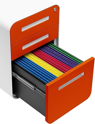 Vista 11 de Stockpile - Archivador móvil de 3 cajones, calidad comercial, preensamblado Negro