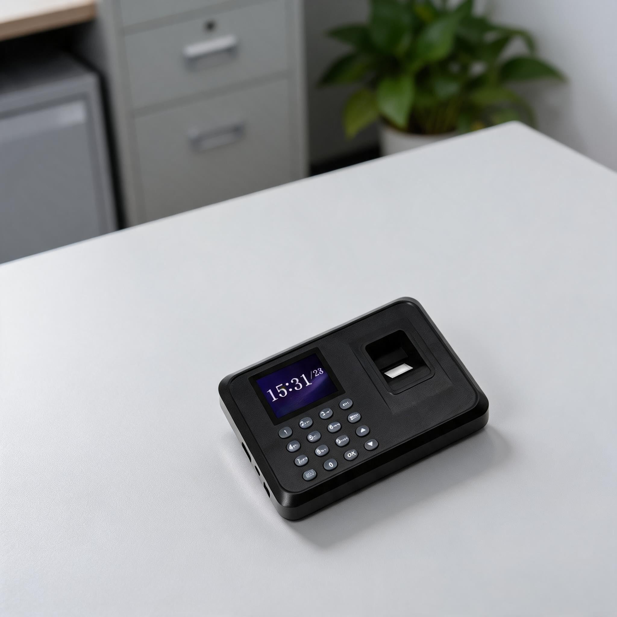 Sistema biometrico di misurazione del tempo con impronta digitale e password, T710 Attendance Machine fino a 1000 utenti, rapporti Excel, multilingue