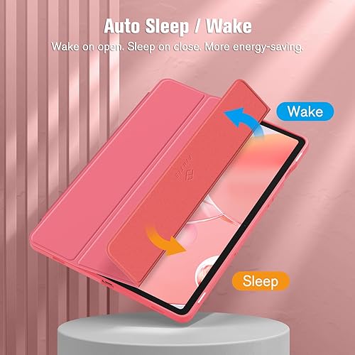 Miniatura 97 de Fintie Funda híbrida delgada para Samsung Galaxy Tab S10 Lite, S10 Fe, S9 FE de 10.9 pulgadas, Tab S9 de 11 pulgadas con soporte para S Pen, a Verde