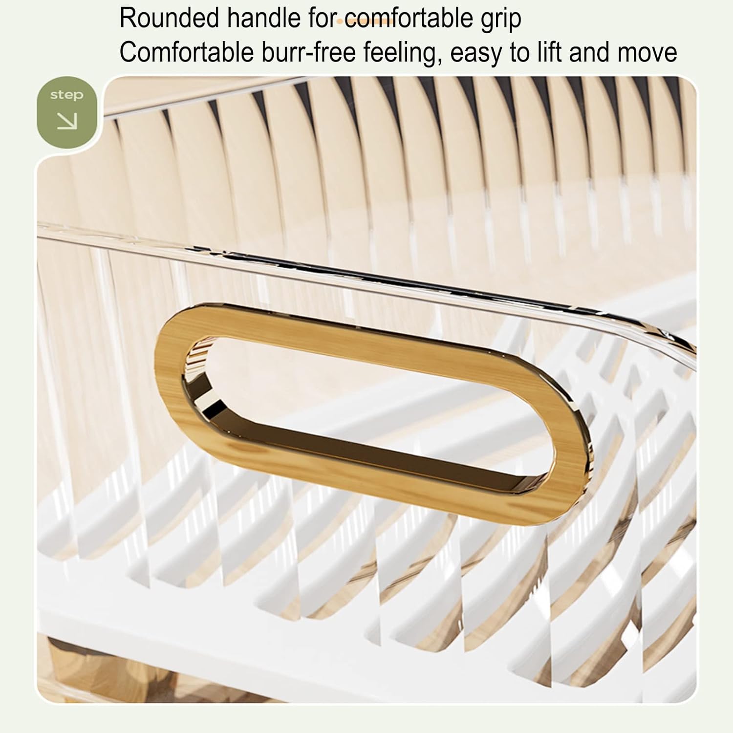 Dish Drying Rack in Sink, Dish Drainers for Kitchen Counter Dish Rack with Swivel Spout Dish with Removable Utensil Holder