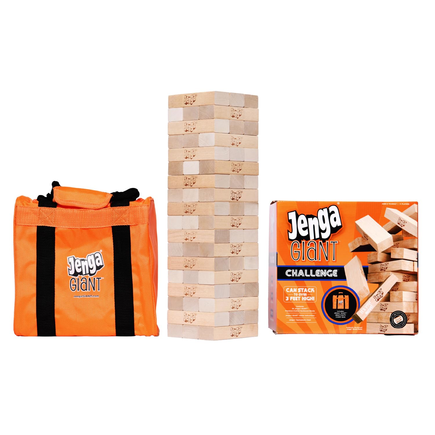 Amazon.com: Limited-Time Edition Jenga Giant Challenge, Stacking