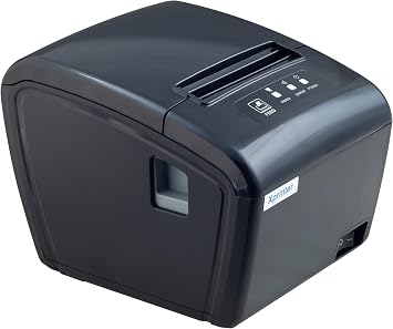 CRG High-Speed 80MM Direct Thermal Receipt POS Printer, USB Wired Printer with Auto Cutter and Cash Drawer Port for Retail Business