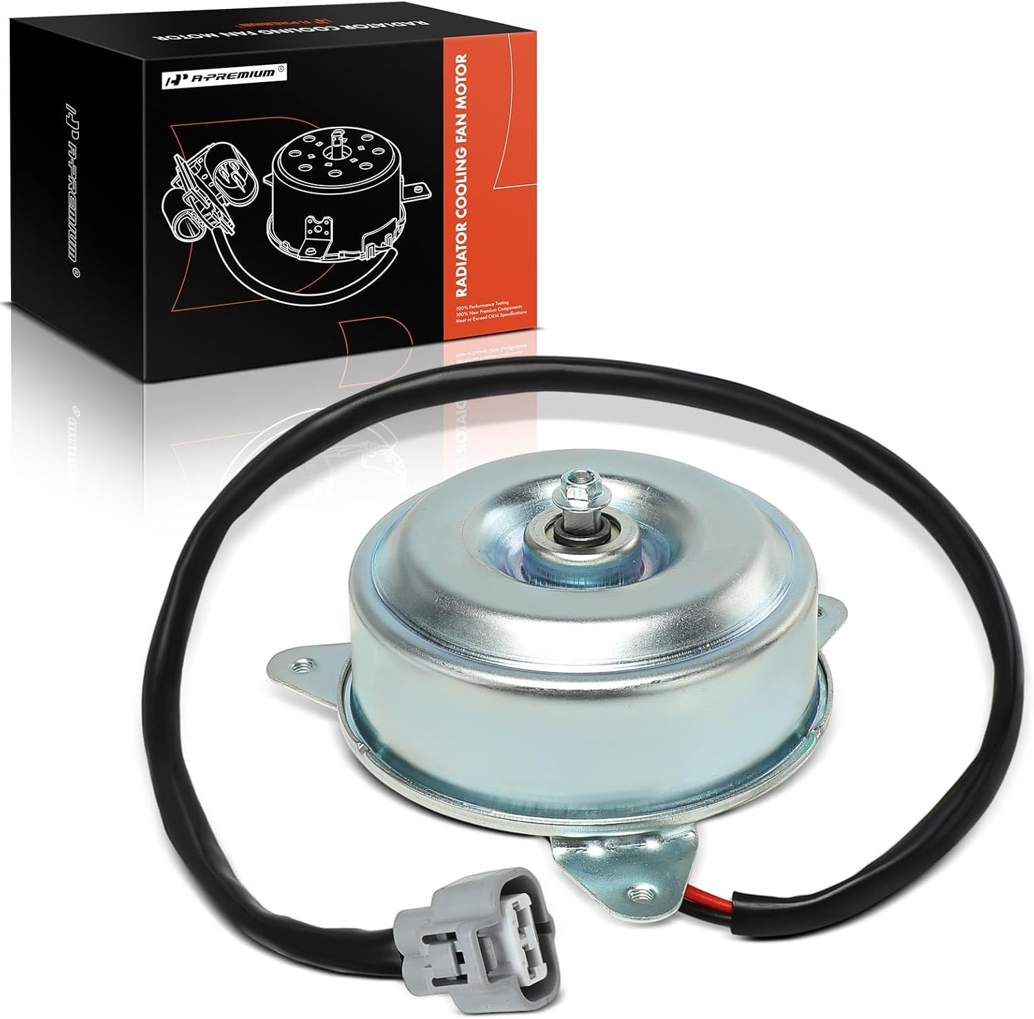 A-Premium A/C Condenser Fan Motor Compatible with Mazda 6 2003-2008, 3.0L