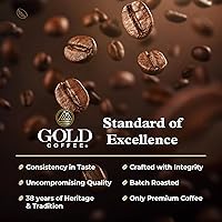 Vista 5 de Gold Coffee Kanaloa Premium House Blend, tostado medio, molido 100% café arábica, 1 libra