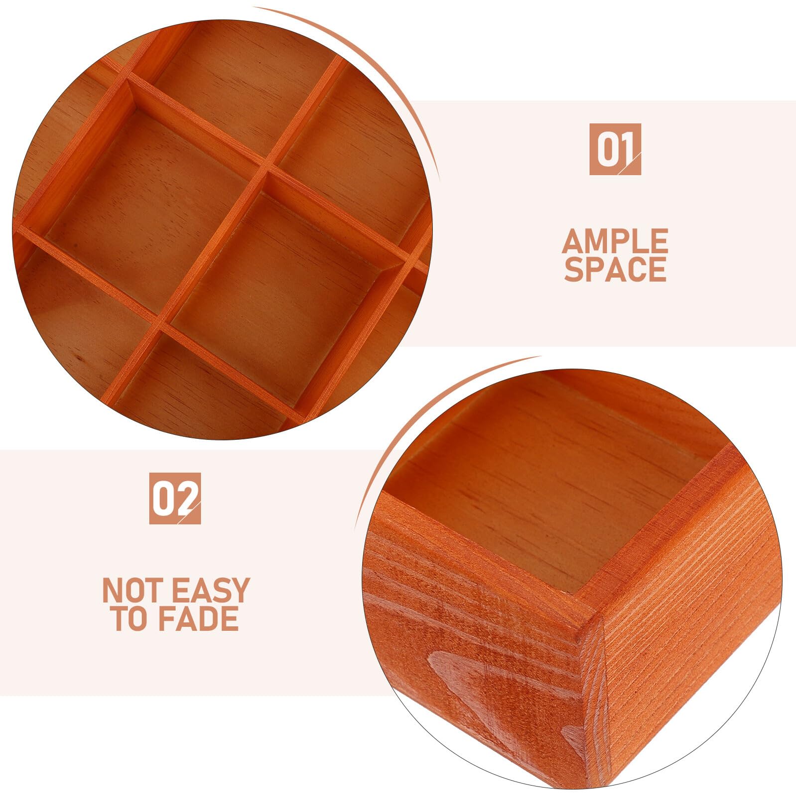 Hohopeti Schubladeneinteiler Modernes Design für Socken und Unterwäsche Holz mit 12 Fächern Kommode Organizer mit Multifunktionaler Nutzung für Schrank und Schublade