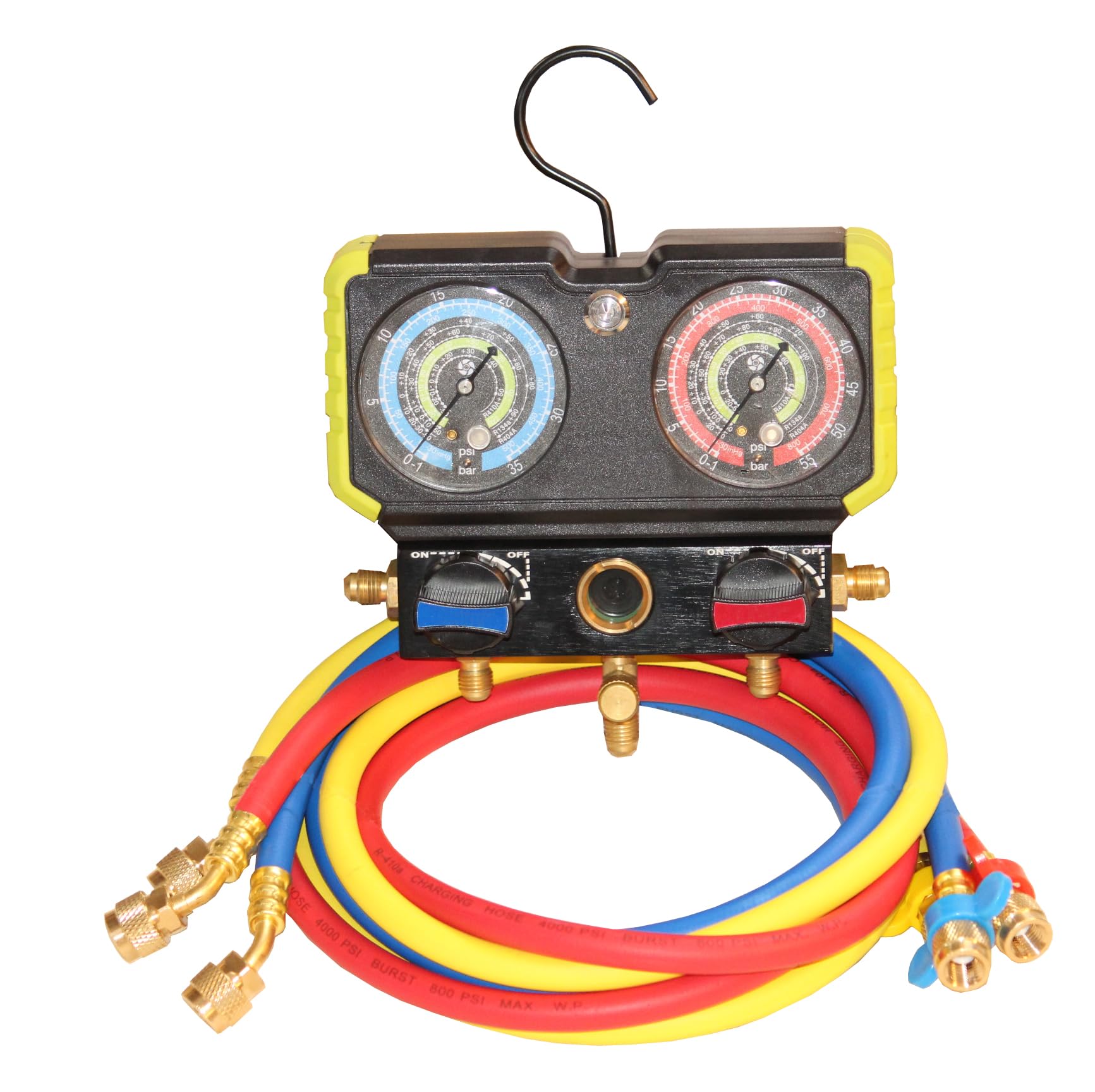 Digital Craft Refrigerant Gas Refill Air Conditioning Tool Manifold Gauge Set AC Tools Air Conditioner Refrigeration Charging Hose R410A R32 R404A R134A (B0D6C2LZKF) Amazon Price History, Amazon Price Tracker
