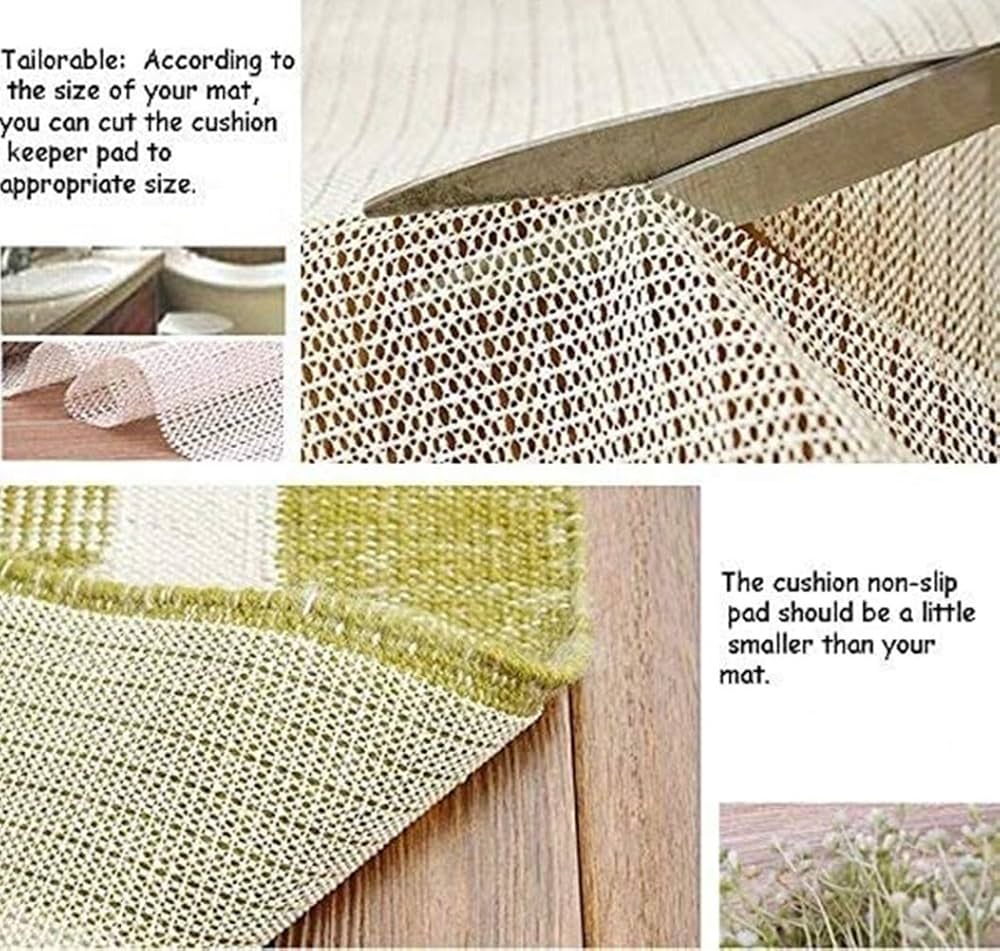 Non-slip Underlays, Mat Anti Slip Rug Pads Extra Cushion Keep Sofa