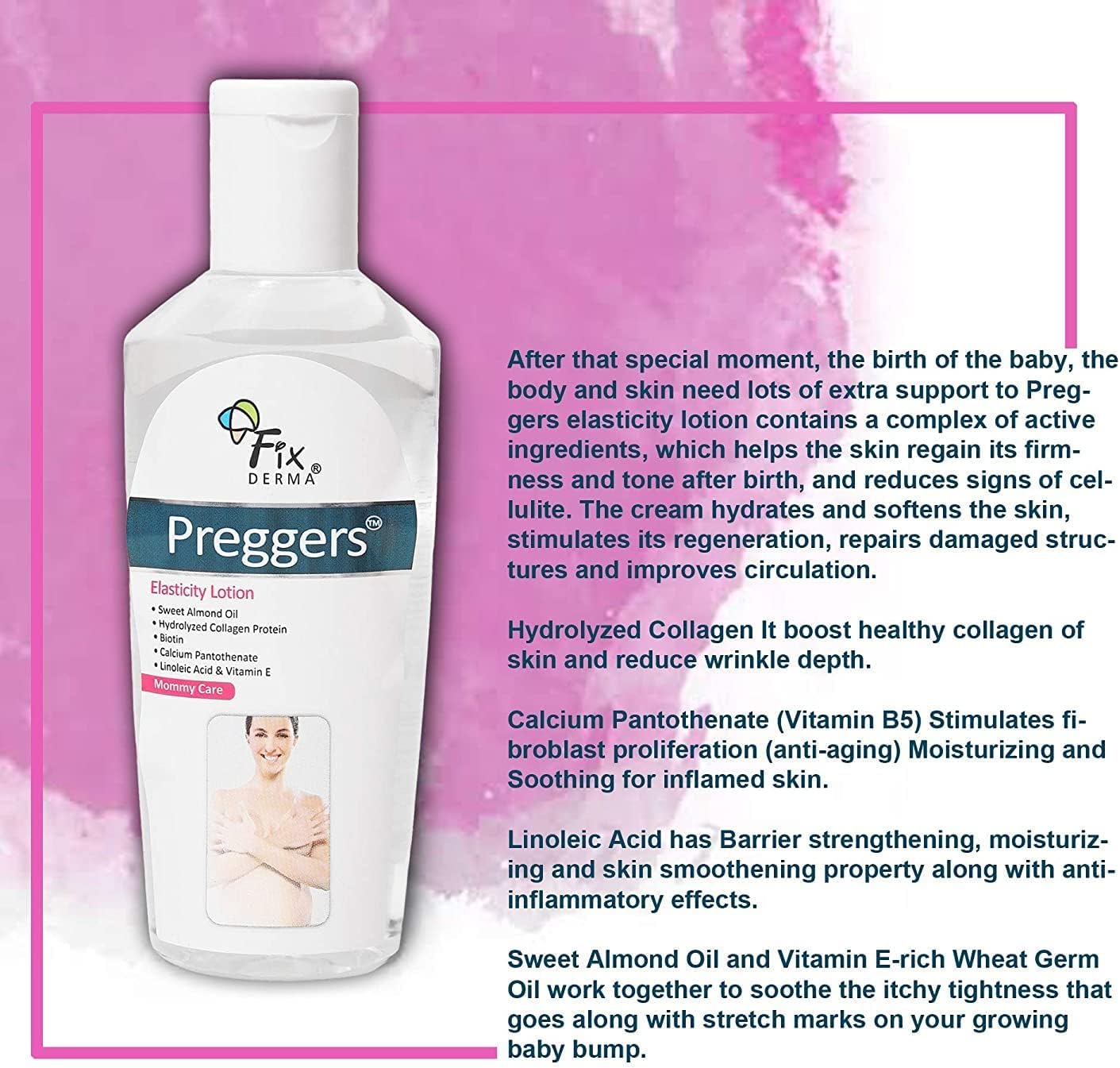 Pub Postpartum Care, Tighten Loose and Saggy Skin Pregnancy, Reduces Signs Cellulite, Tightening Body Lotion Post Pregnancy, Soften relieves Skin Texture, Suitable Safe for All Skin Types,100ml.