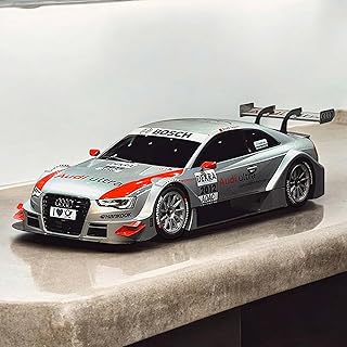 Official Design RC Remote Control Car Compatible with Audi A5 DTM Racing Edition, Model Scale 1:16, Licensed Vehicle, RTD Car, Toy for Boys Years, Adults and Collectors
