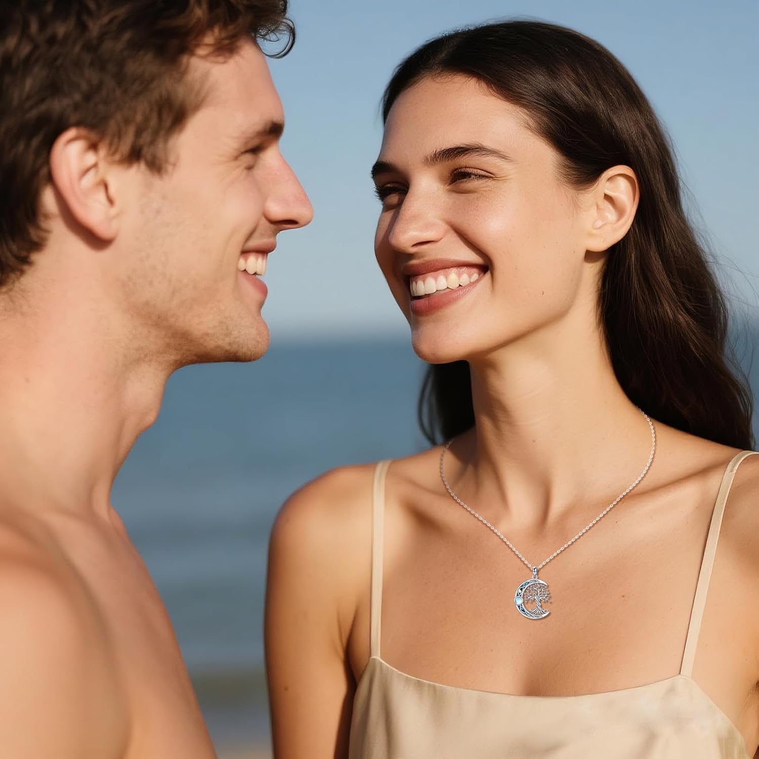 YAFEINI Tree of Life Necklace 925 Sterling Silver Abalone Shell Celtic Knot Pendant Necklace for Women Jewelry - Image 5