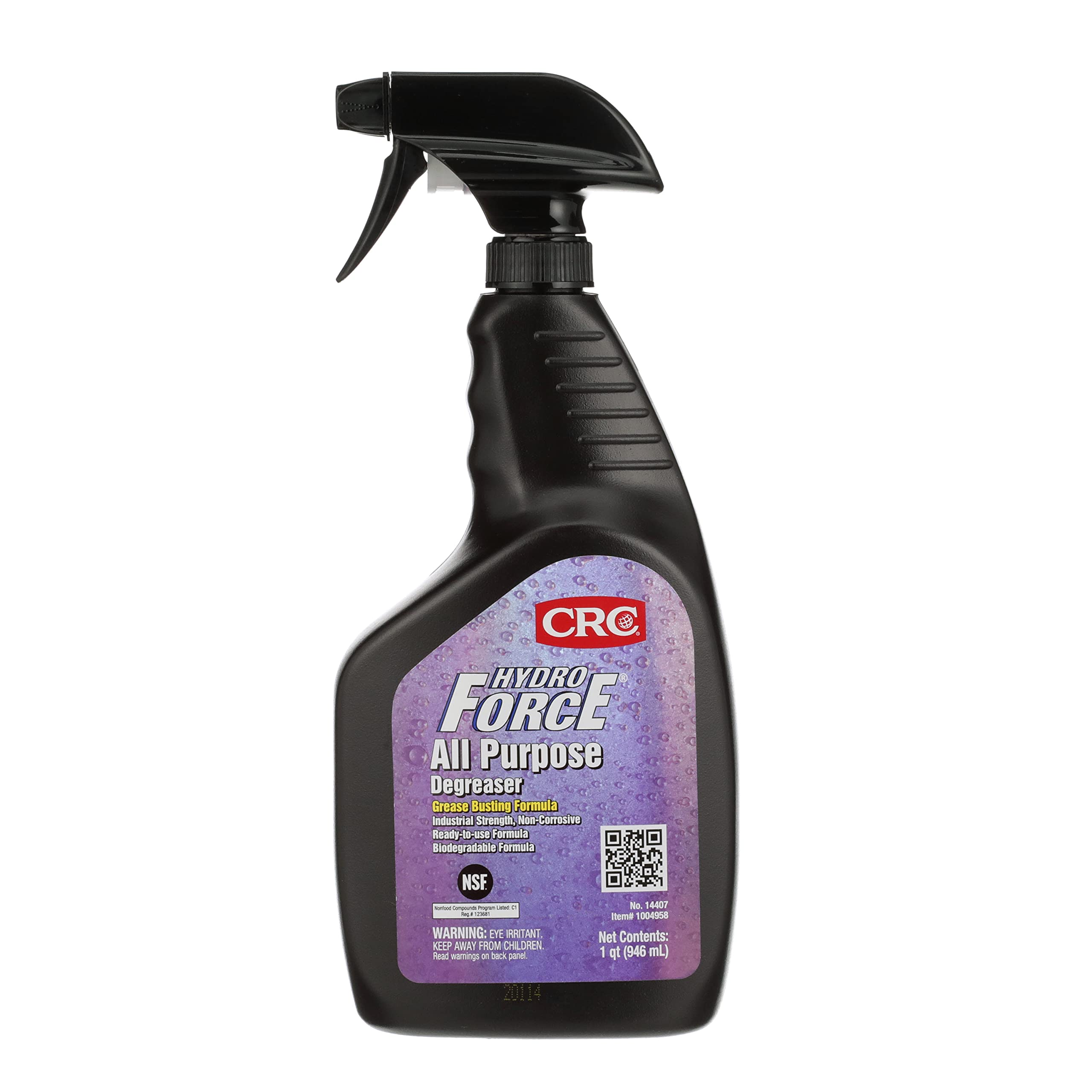 CRC HydroForce All Purpose Degreaser, 32 Fl Oz, 14407