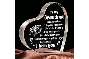 Acrylic Keepsake 3.9x3.9 Inch: Meaningful Keepsake Gift for Grandma