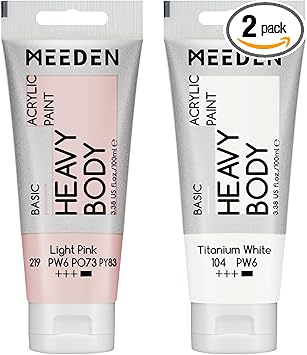 MEEDEN Acrylic Paint Light Pink