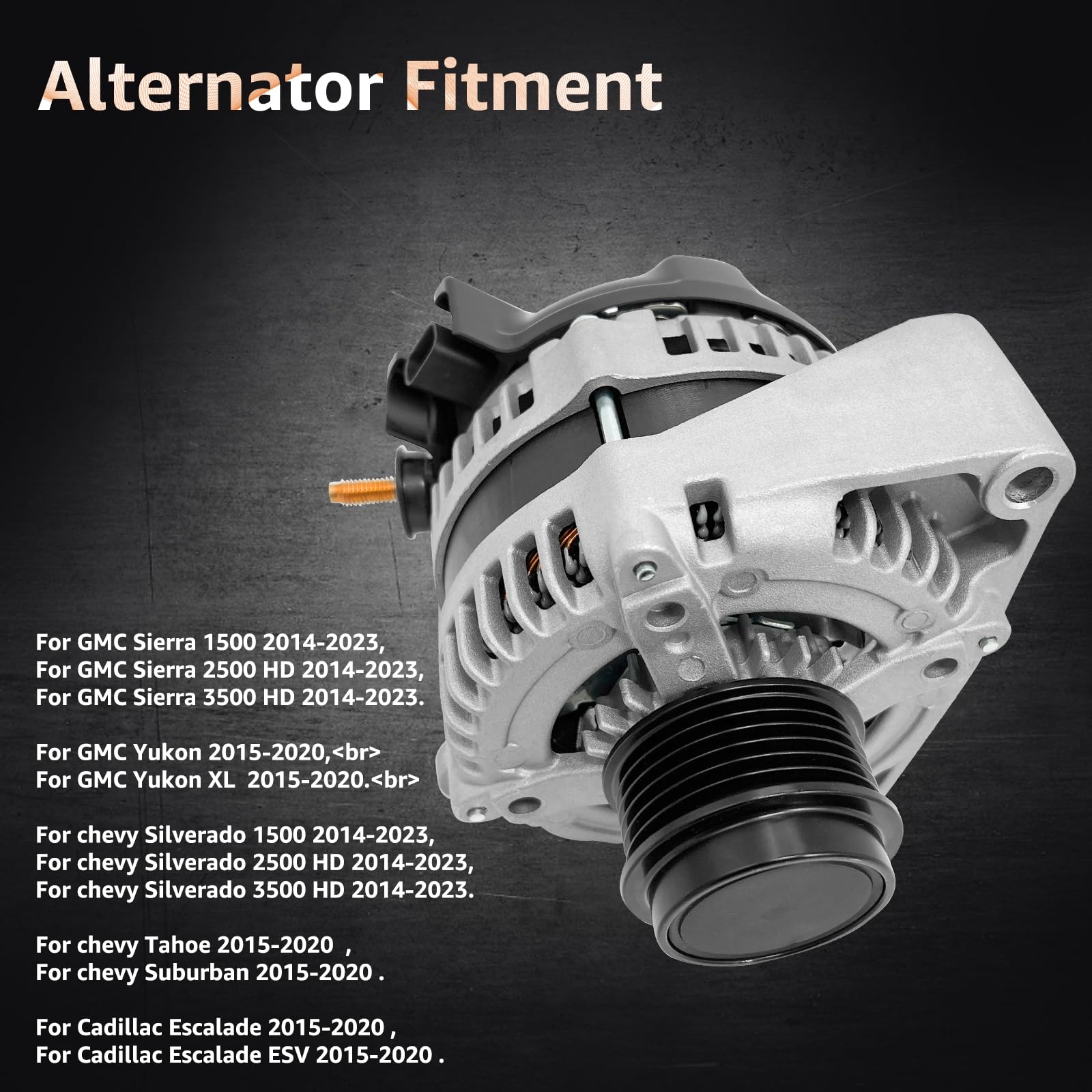 Amazon.com: 84143543, 22747896,23487089 Alternator fit For chevy 