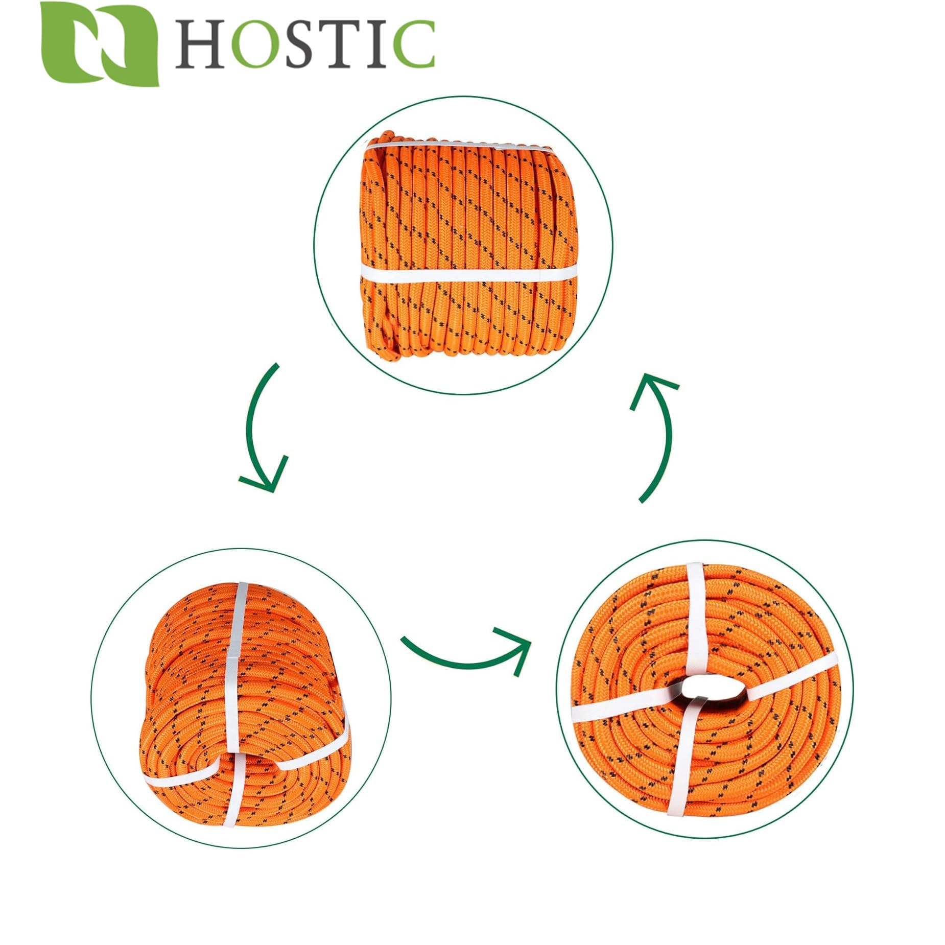 Polyester Rigging Snapklik.com : Double Braid Polyester Rope Nylon Pulling Line Arborist ...