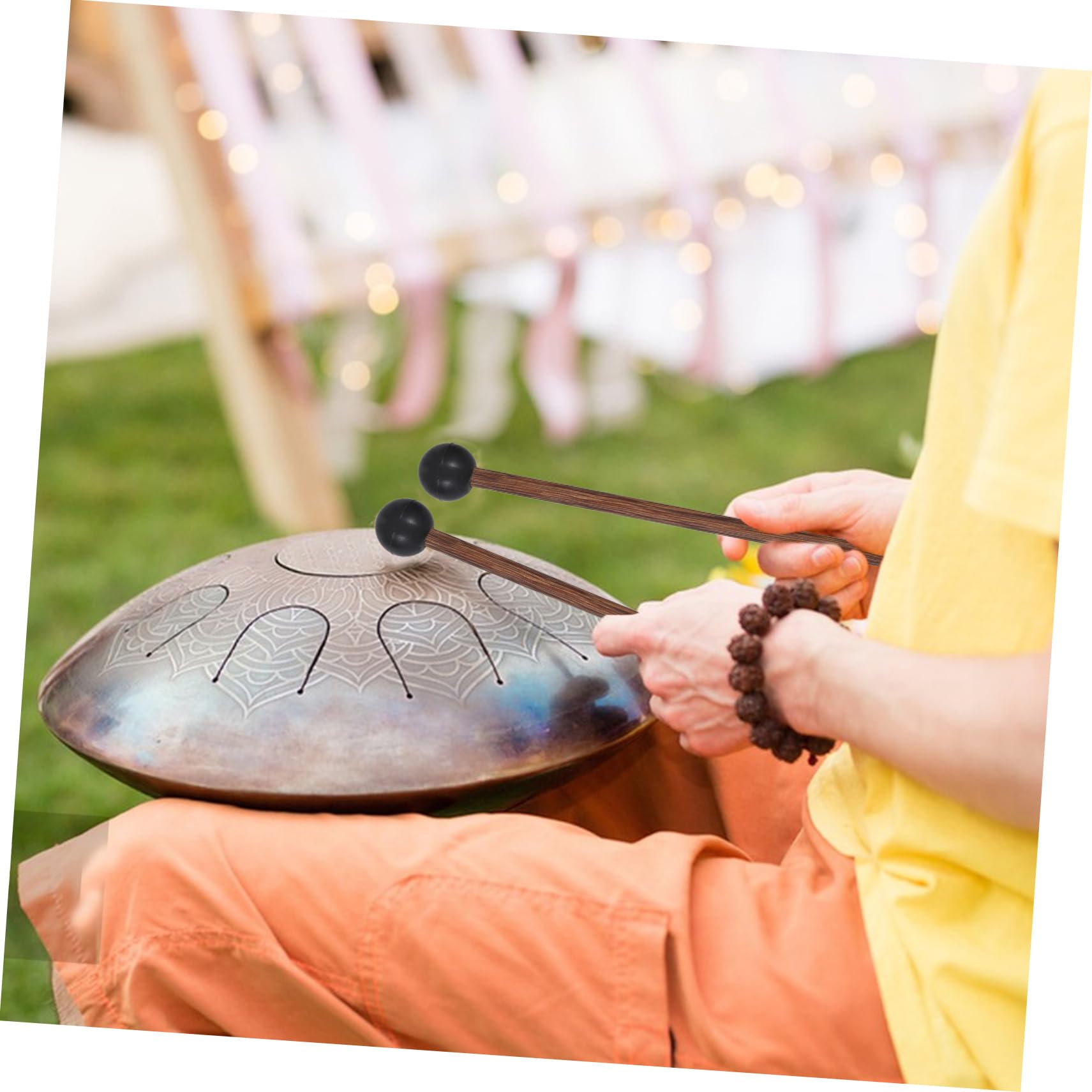 ifundom 4paia Bacchette Per Xilofono Legno Con Manico Ergonomico Strumento Percussione Per Adulti Per Insegnanti Di Musica e Appassionati Di Percussioni
