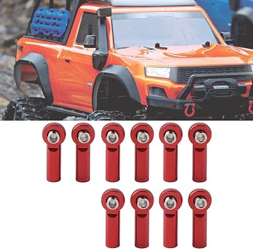 Miniatura 3 de Extremo de barra de acoplamiento a control remoto, extremo de barra de acoplamiento de aleación de aluminio, 10 piezas, junta de varilla de