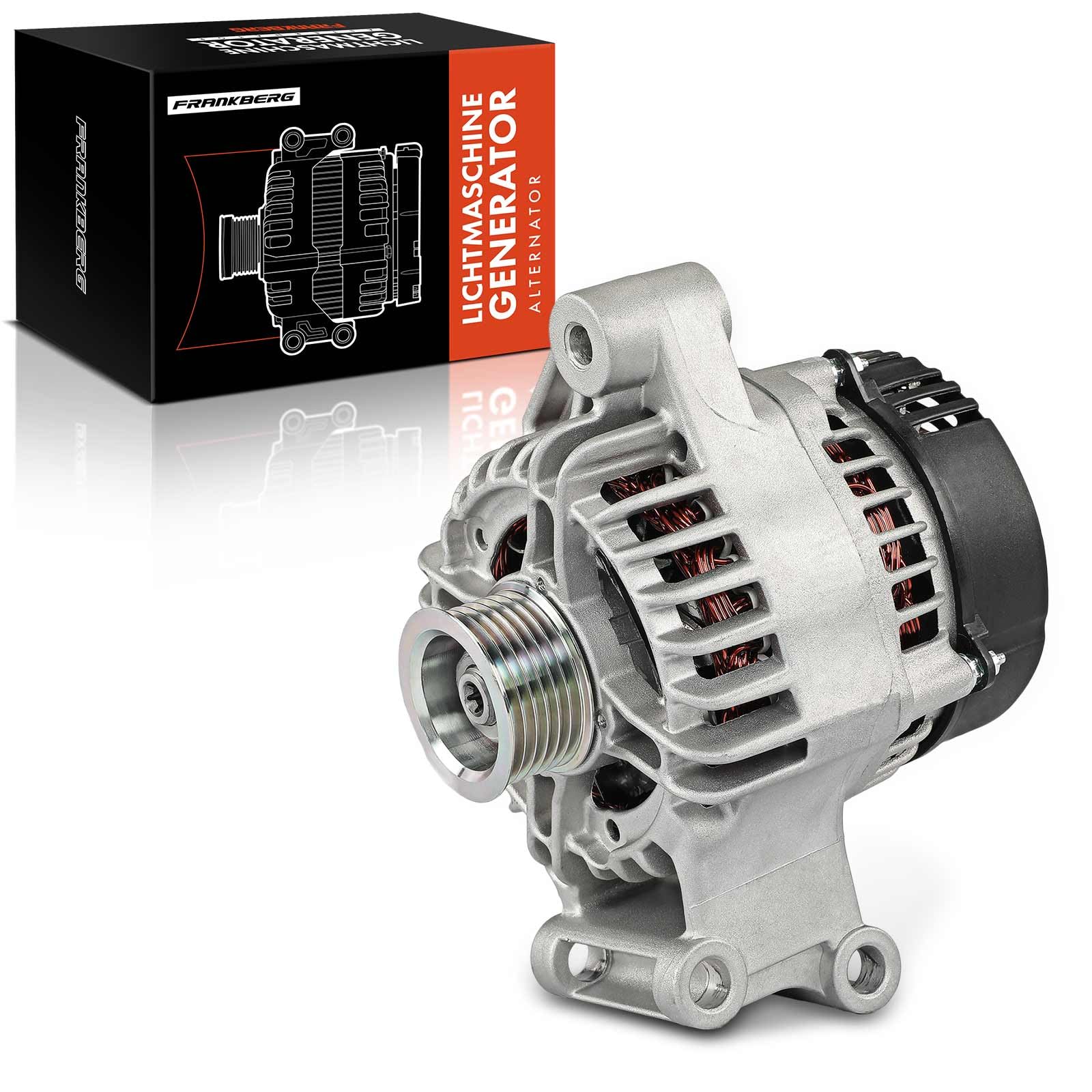 Frankberg Generatore Alternatore Compatibile con Focus Turnier DNW 1.6L Focus DAW DBW 1.6L Fiesta V JD JH 1.4L C-Max DM2 1.6L Fiesta V JD JH 1.2L Replace# 63377407