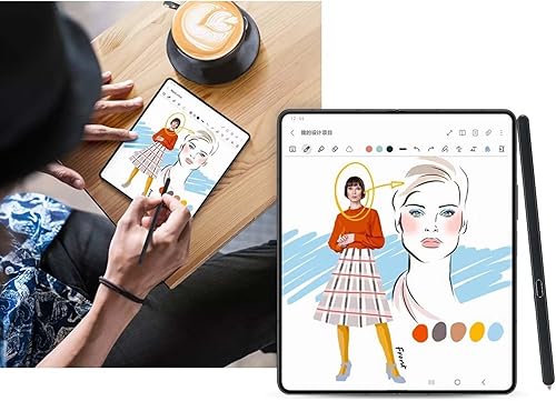 Miniatura 10 de Galaxy Z Fold 5 S Pen para Samsung Galaxy Z Fold5 Stylus Pen y Z Fold 5 S Pen Fold Edition sin Bluetooth + 2 puntas (naranja)