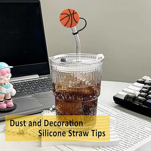 Miniatura 10 de 6 fundas para pajilla, puntas de silicona médica, tapas de popote reutilizable, a prueba de polvo, para sorbetes de 0.315 a 0.315 pulgadas, regalos