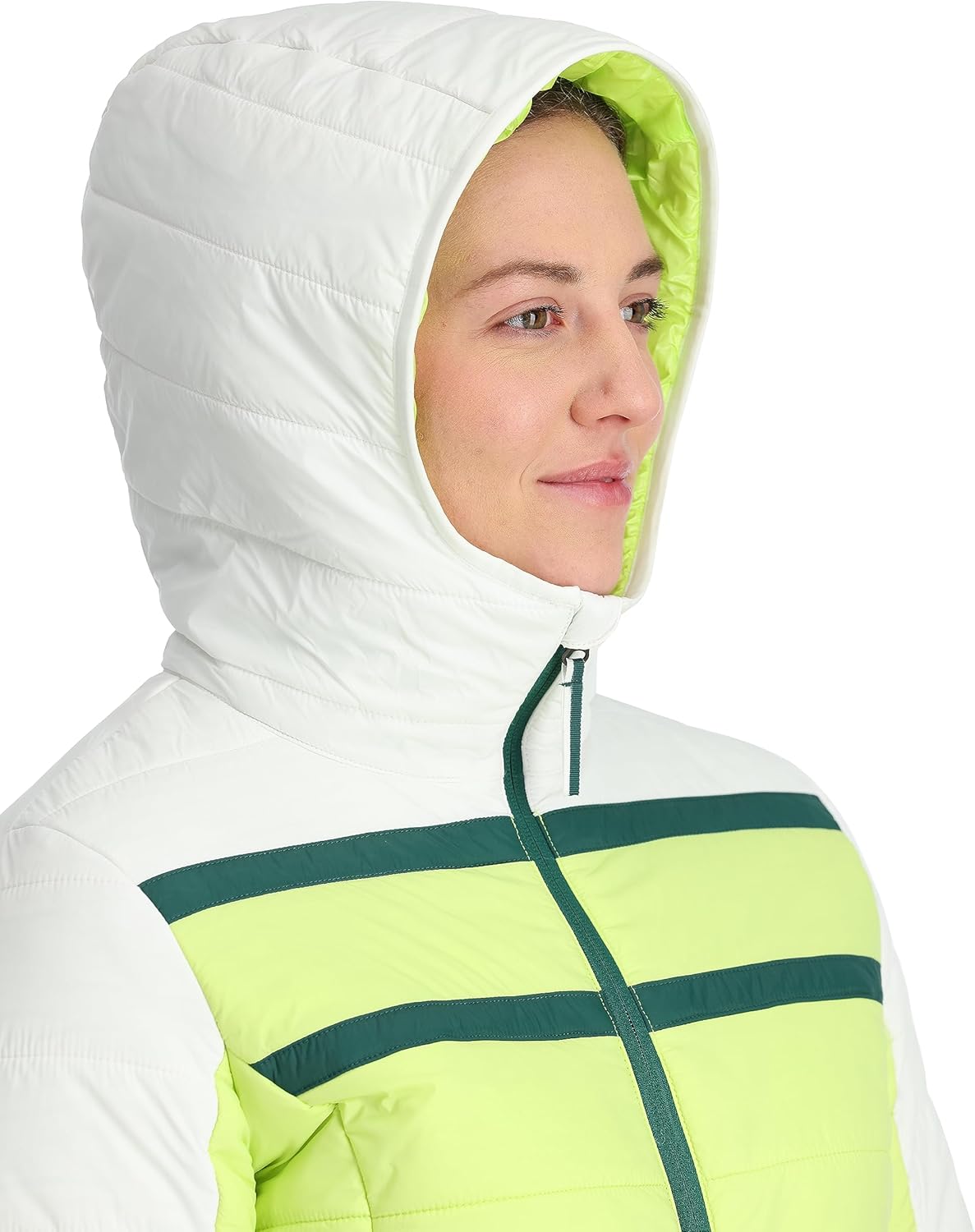 Spyder Women's Ethos Hooded Puffy Ski Jacket