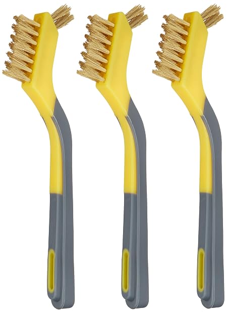 Amazon Basics Mini-Bürsten aus Messing, 3 Stück
