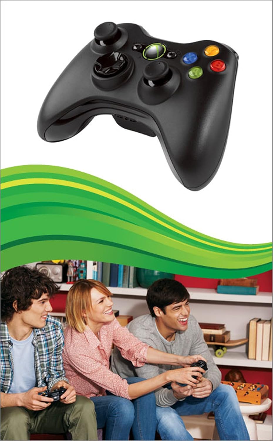 Xbox 360 Wireless Controller - Glossy Black