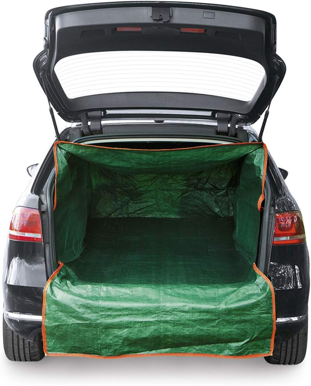 07712 Boot Garden Waste Bag | Plane & Car Boot Protection Garden Incinerator Fire Bin Rubble, Wood/Car/SUV Transport Case with Zip Waterproof, UV Resistant/Green