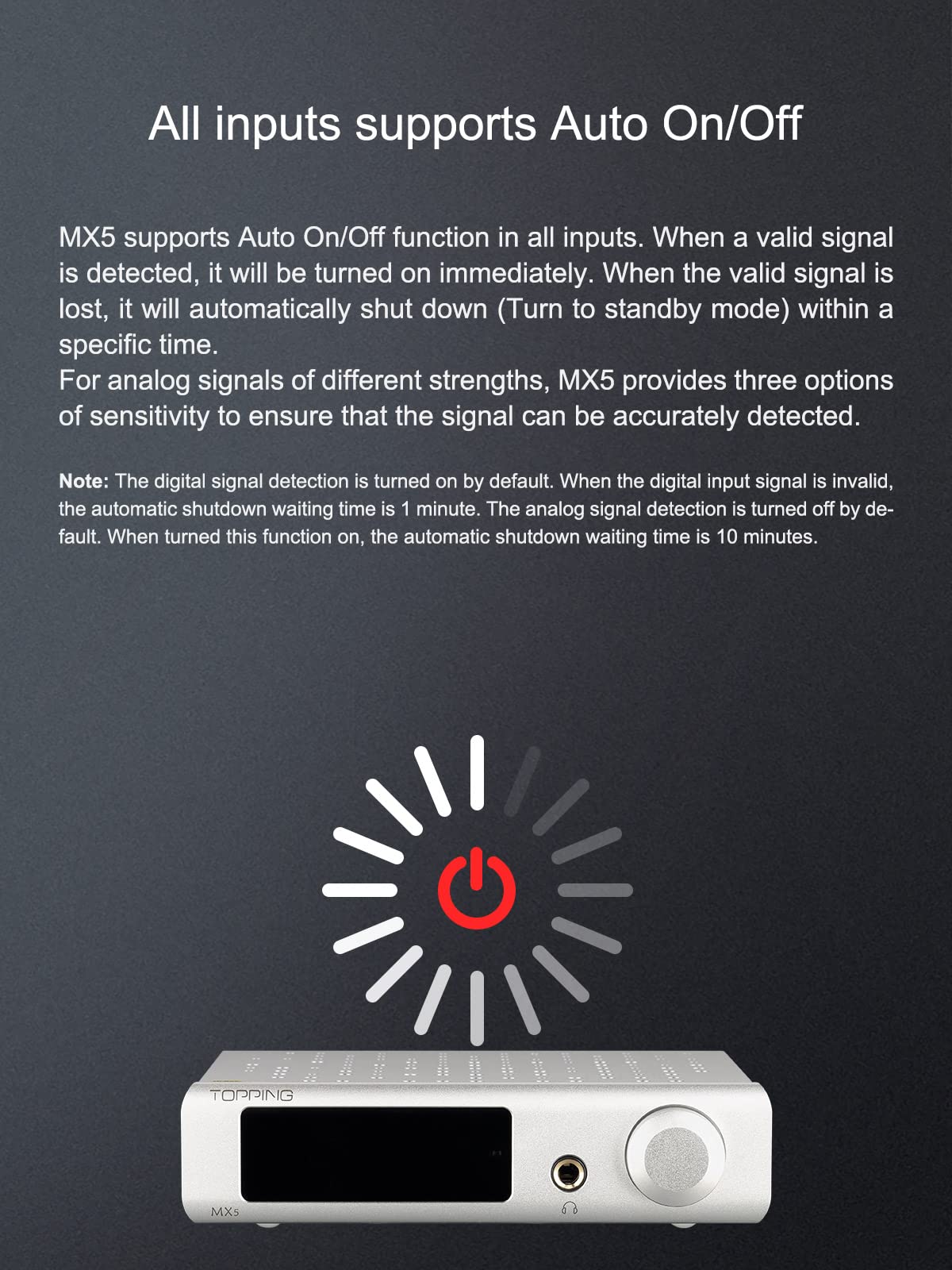 topping mx5 オールインワンアンプ 多機能クラスDパワーアンプ
