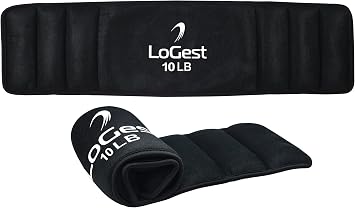 weight-lifting-beLoGest Weighted Hip Thrust Belt with Velcro Closure 6lb, 8lbs, 10lbs, 12lbs - Comfortable & Secure Padded Neoprene Weighted Hip Belt for Hip Thrusts, Squats, Lunges, Calf Raises, Planks and Dipslts