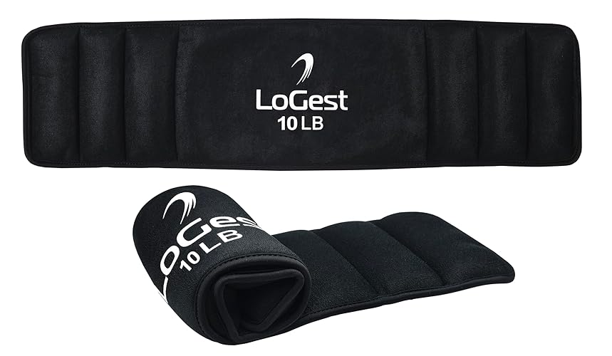 weight-lifting-beLoGest Weighted Hip Thrust Belt with Velcro Closure – 6lb, 8lbs, 10lbs, 12lbs - Comfortable & Secure Padded Neoprene Weighted Hip Belt for Hip Thrusts, Squats, Lunges, Calf Raises, Planks and Dipslts - 10-LB Black