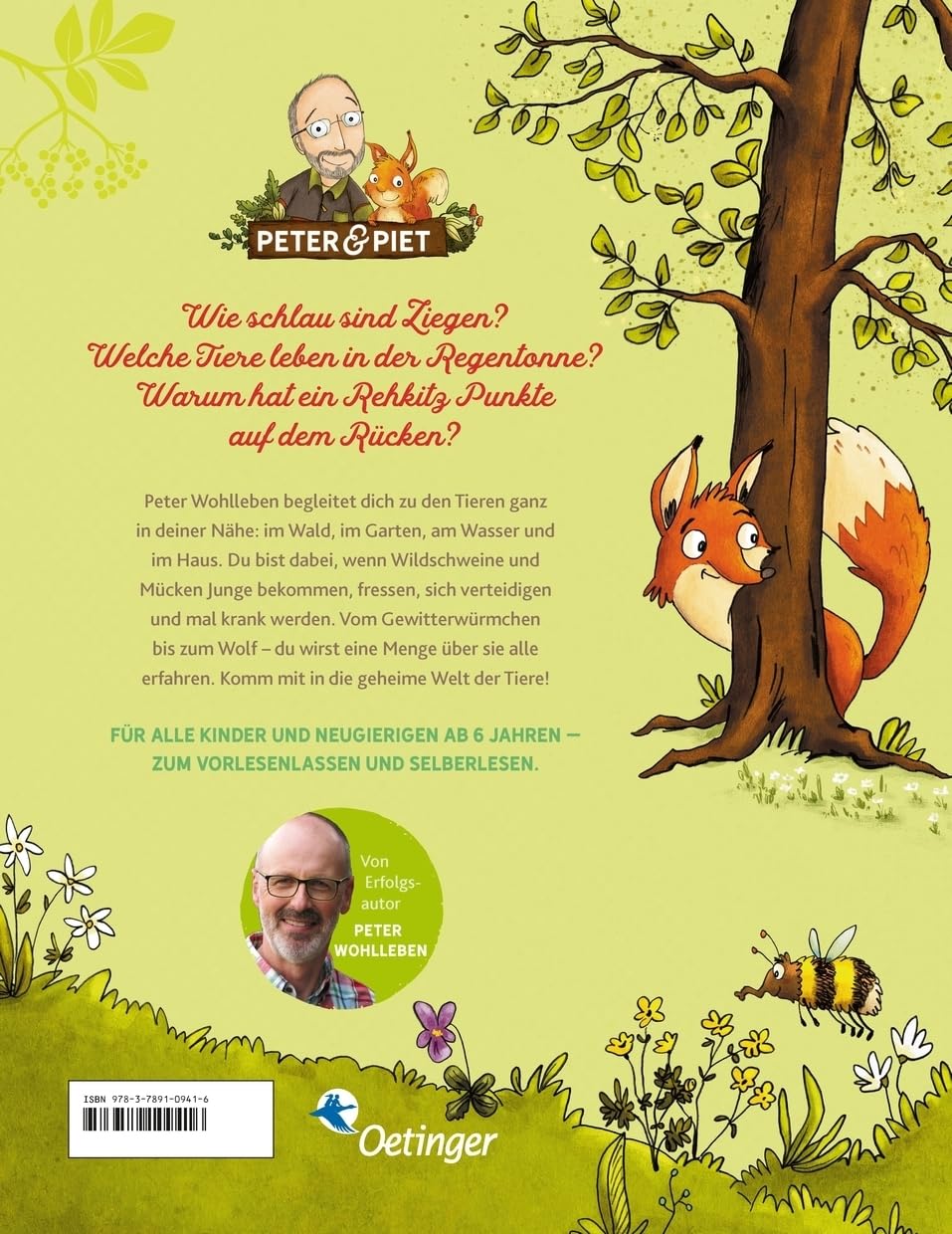 Weißt du, wo die Tiere wohnen?: Eine Entdeckungsreise durch Wiese und Wald | Interessantes Kinderbuch über die Natur und die Tierwelt ab 6 Jahren (Peter & Piet)