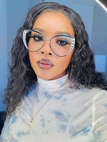 Miniatura 2 de VOOGLAM Gafas de bloqueo de luz azul ojo de gato para mujer, gafas anti UV para fatiga ocular Tristan