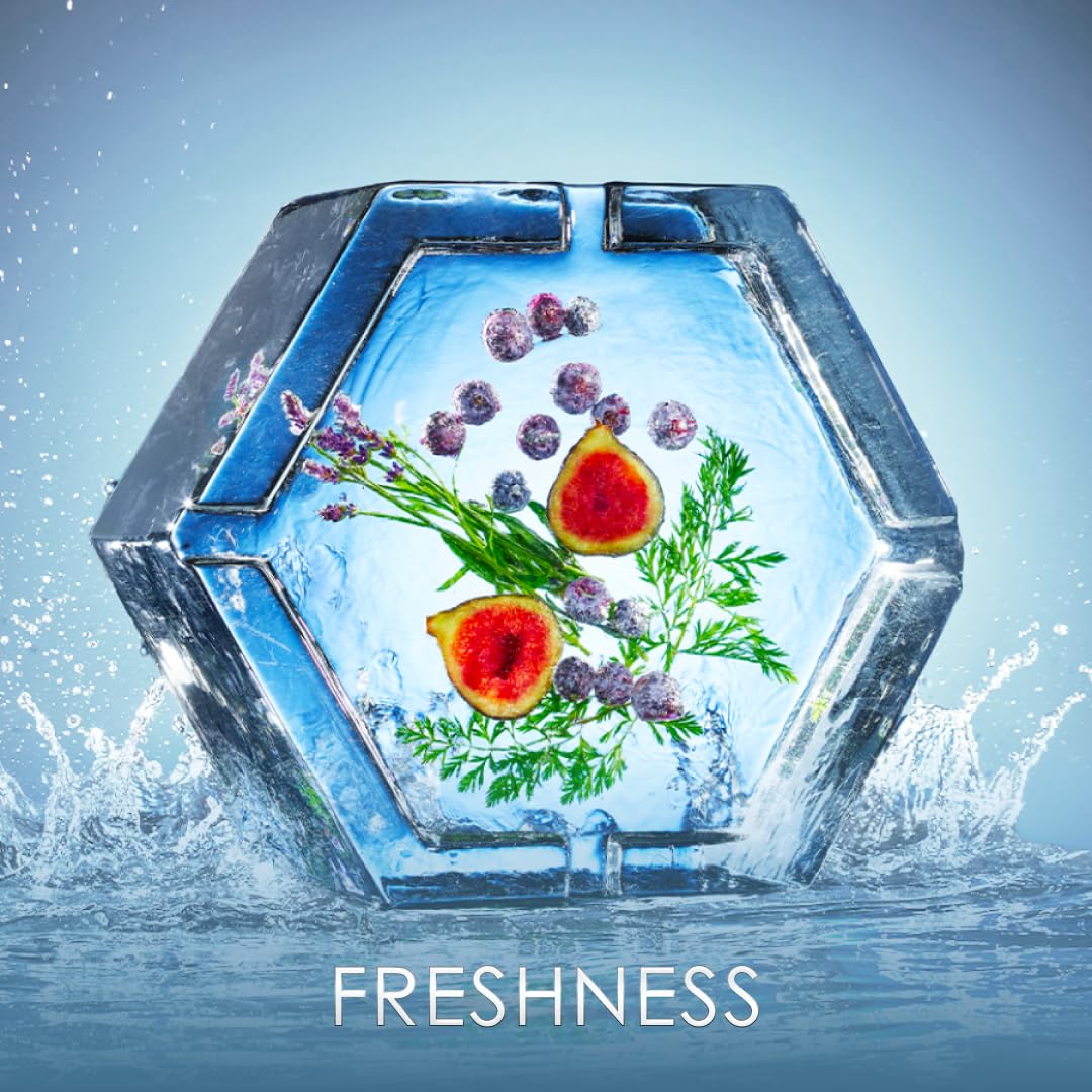 Philipp Plein – Eau de Toilette No Limits Super Fresh 90 ml – Parfum Homme – Notes Fraîches et Boisées – Une Vague d'Énergie, d'Hédonisme et de Succès – Boisé Frais – Flacon en Verre Laqué Noir et Bleu