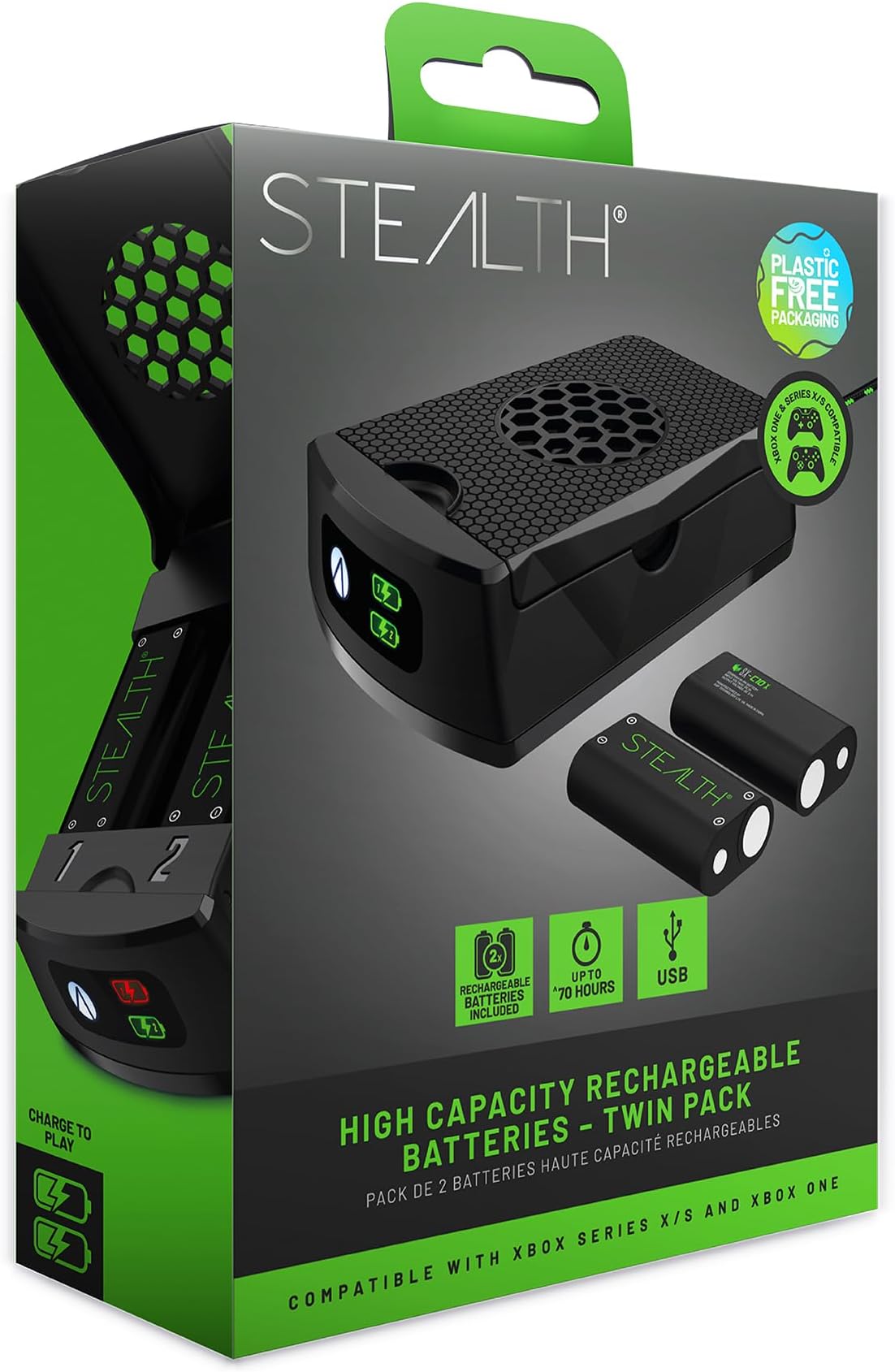 Stealth SX-C10 X Twin Rechargeable Battery Packs for XBOX (Xbox Series X/)