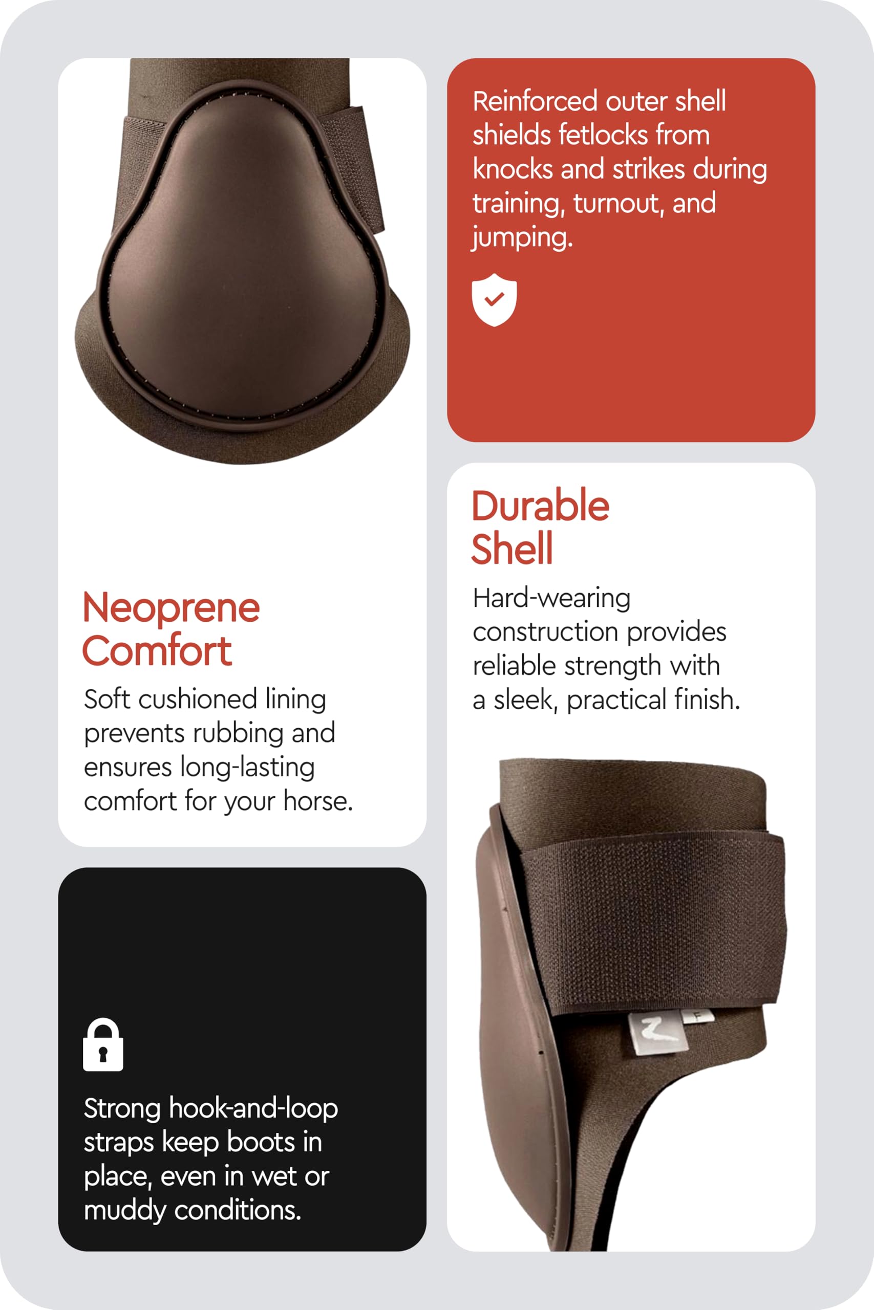 HORZE Protectores de menudillo Chicago Advanced Protection
