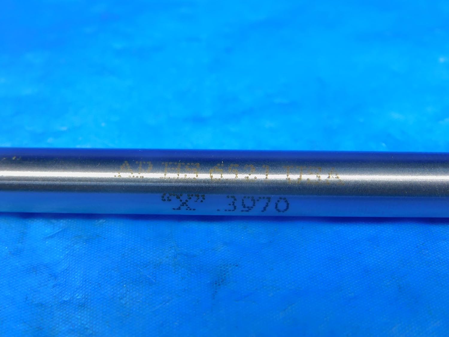 21CM .3970" O.D. HSS Chucking Reamer .30" Shank 6 Flute 1 3/4 LOC 7" OAL "X" USA - FAX-AR5643