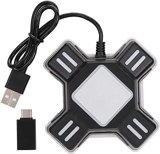 Estink KX Adaptador de teclado e mouse para Switch/Xbox One S (X) / Xbox Series X / PS5 / PS4 / PS3, USB 2.0 adaptador de mouse para teclado e controlador de jogos