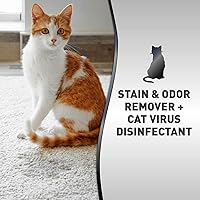 Vista 3 de Nature's Miracle Advanced Platinum - Removedor de manchas y olores y desinfectante de virus, 32 onzas, elimina los desastres difíciles de los perros