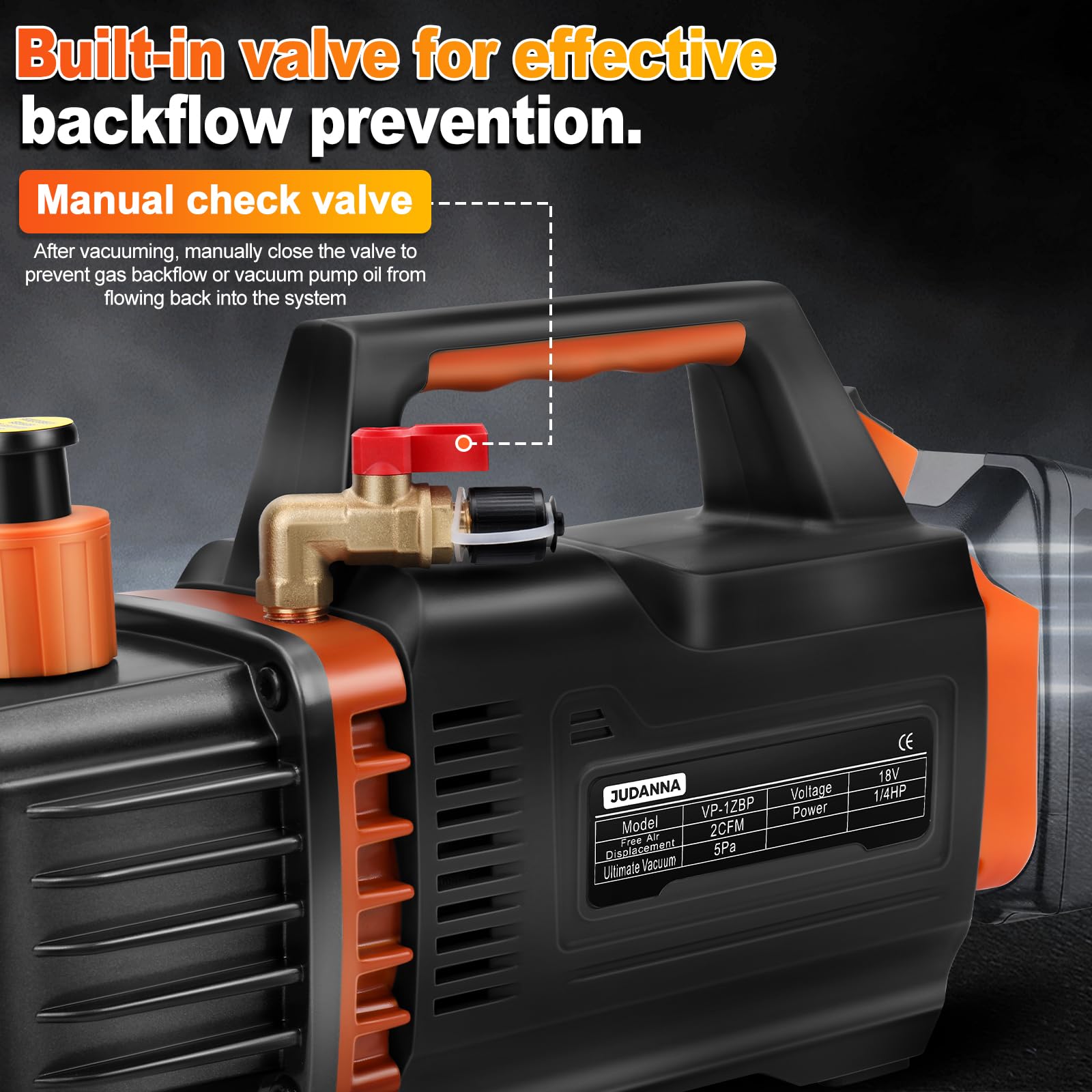 Pompa per vuoto per Makita da 18 V a batteria, 150 W, 2 CFM, 1/4 HP, pompa a vuoto per refrigerante sottovuoto, condizionatore domestico, manutenzione auto, imballaggio sottovuoto (senza batterie)