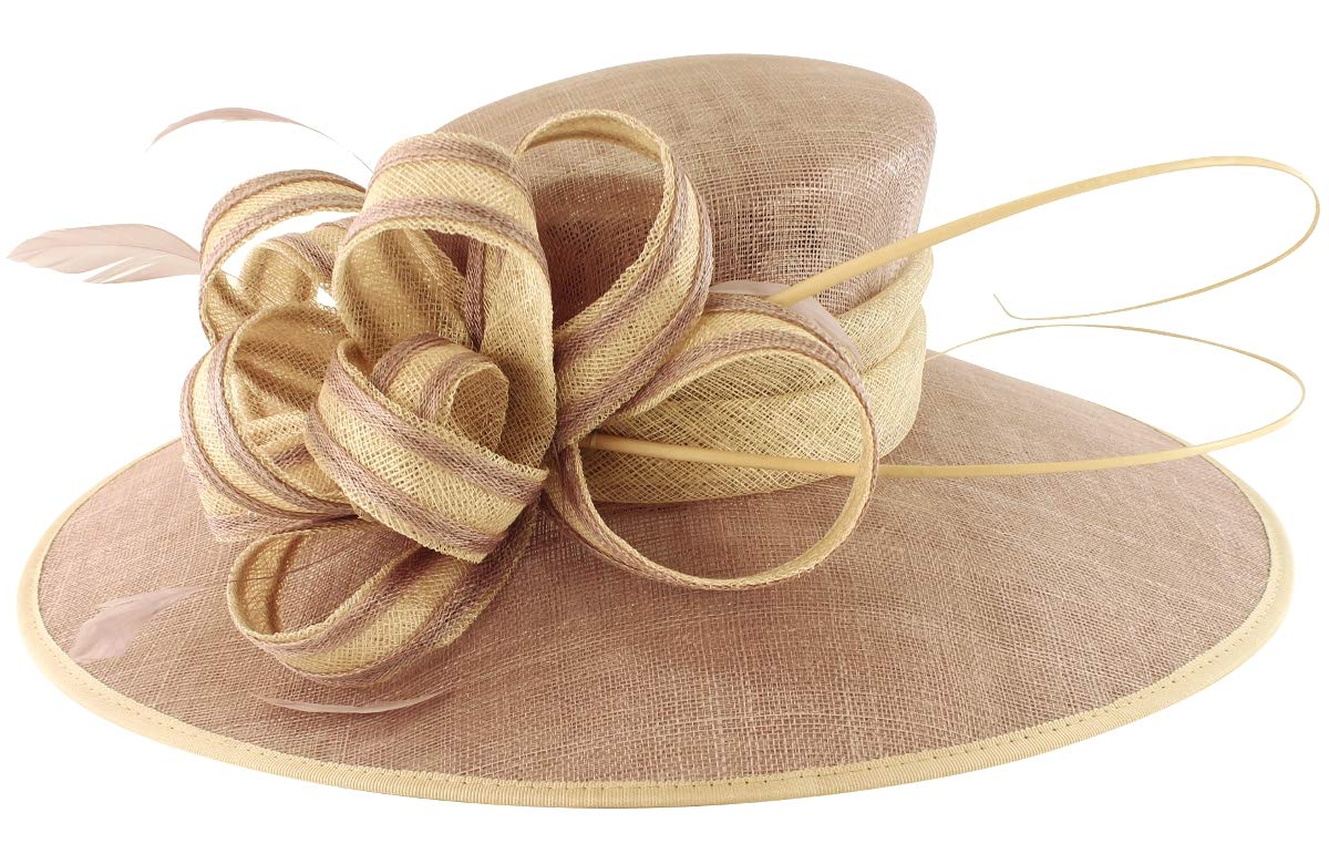 Failsworth Women's Dusk & Blush Millinery Loops Events Hat In Size: Medium (57Cm)