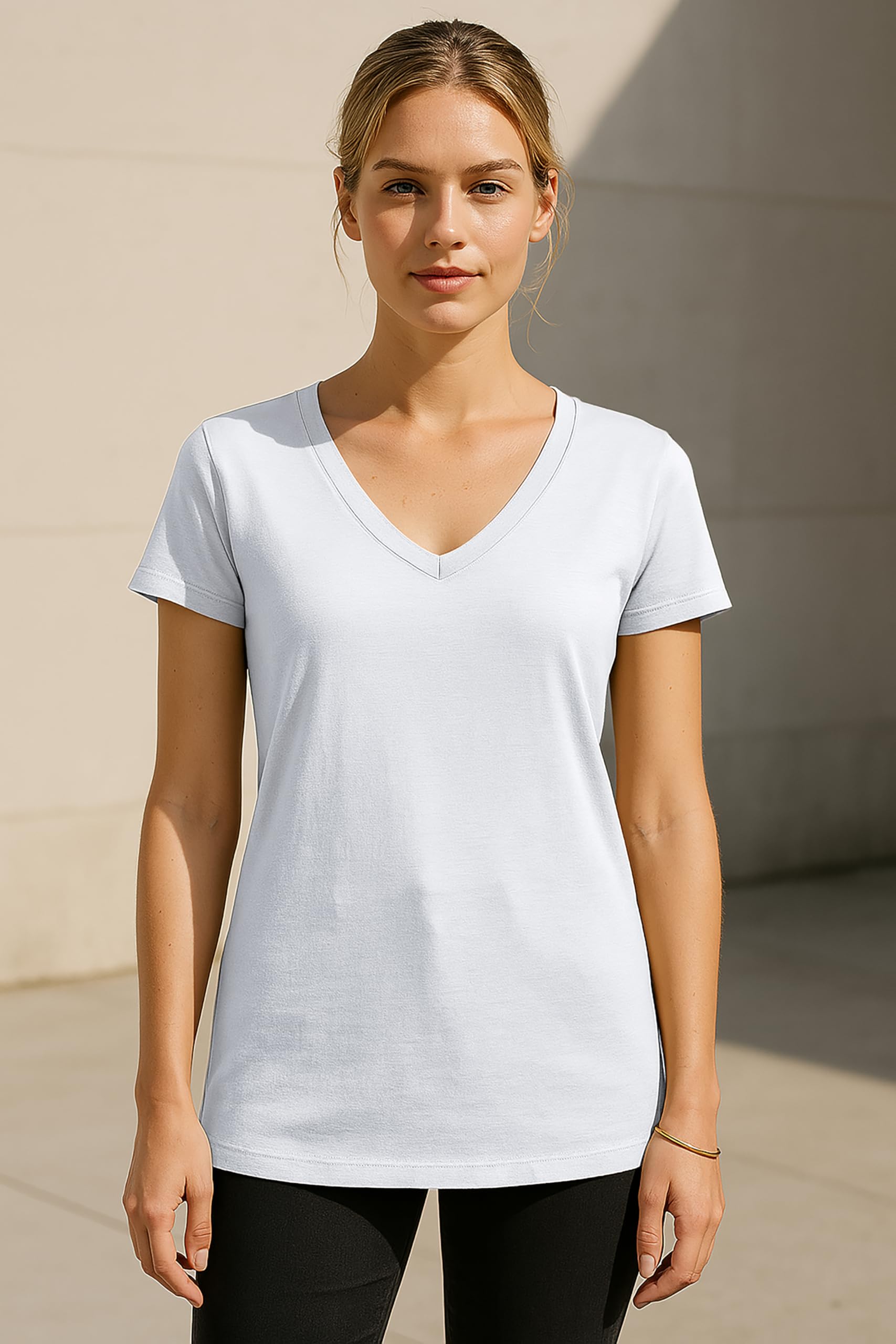 Sexy Basics Damen Shirt T-Shirt (5er Pack)