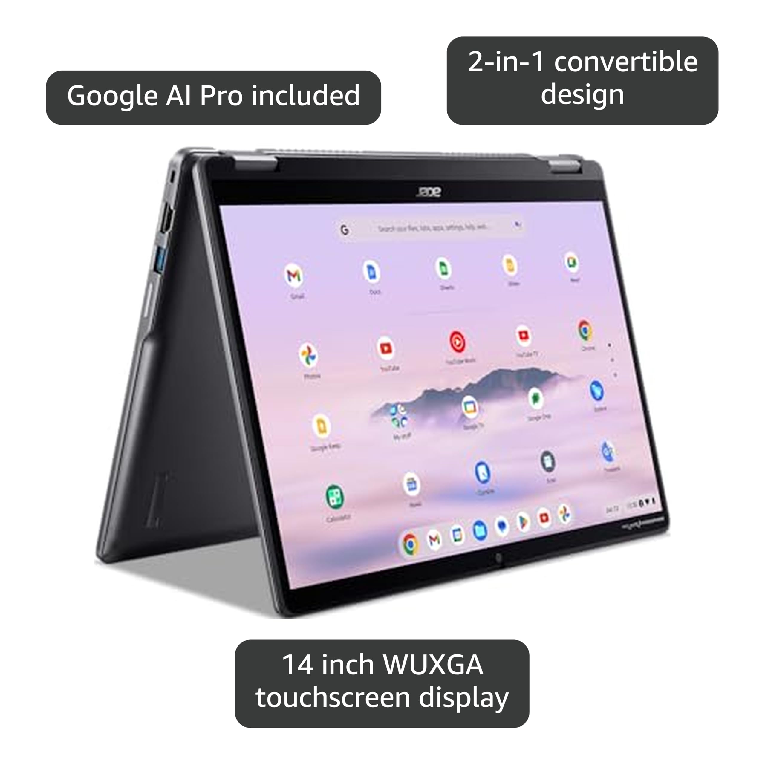 Amazon.com: Acer Chromebook Plus Spin 514 Laptop with Google AI