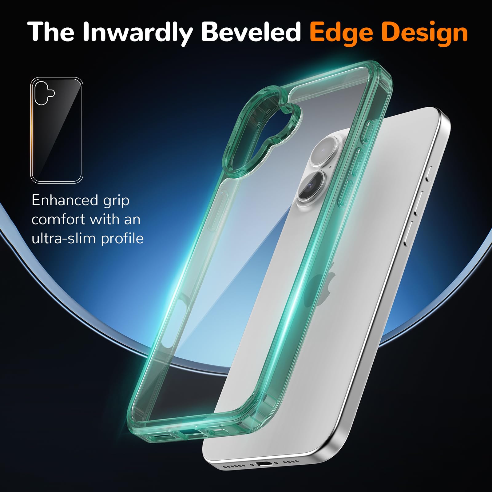 Clear Case for iPhone 15, Ultra Thin, Shockproof TPU Cover, Anti-Yellowing, Crystal Clear, Phone Case for Apple iPhone 15 - Clear — view 9