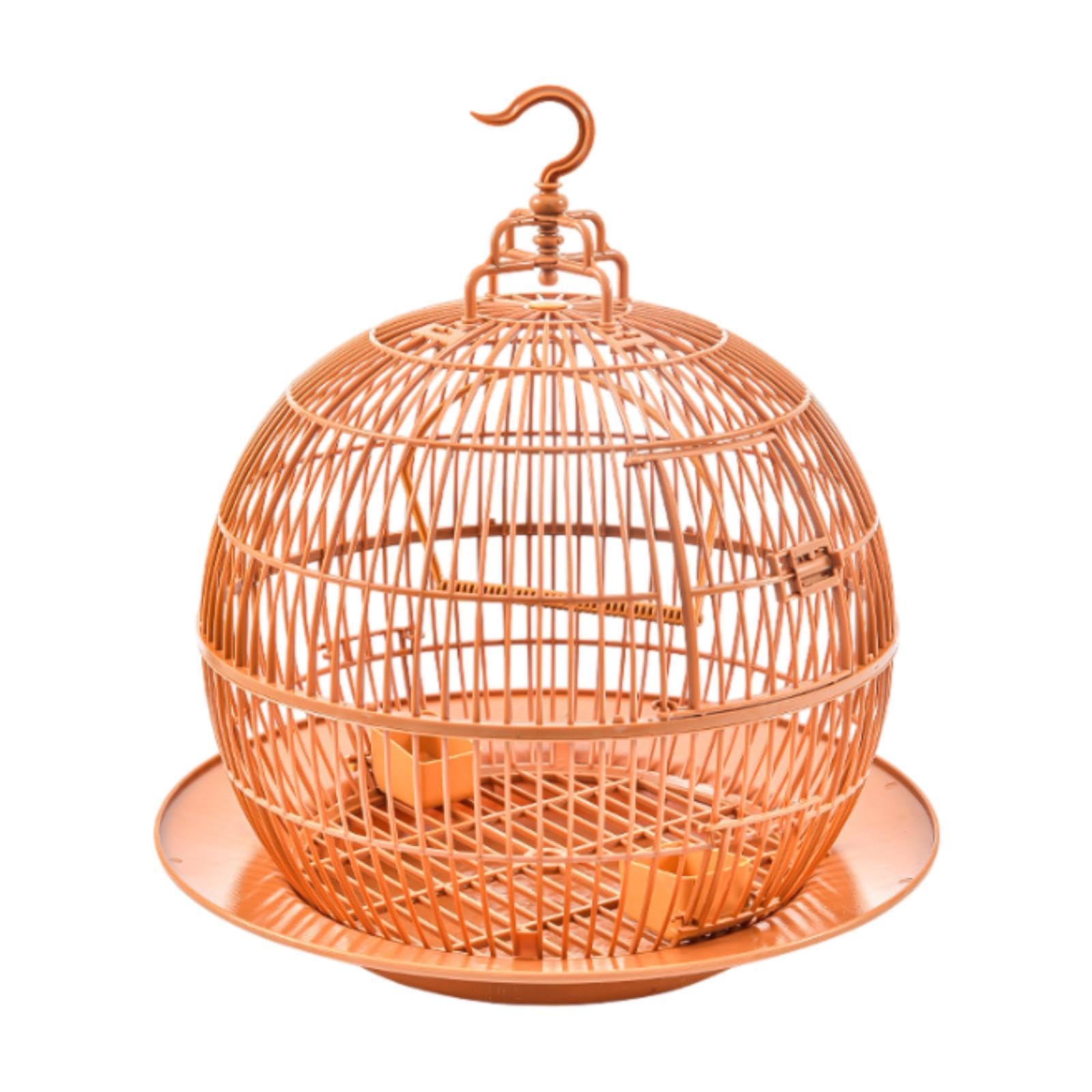 Jaula para Pájaros, Transportín Decorativo con Forma de Bola para Canarios, Pájaros Pequeños Y Pinzones.