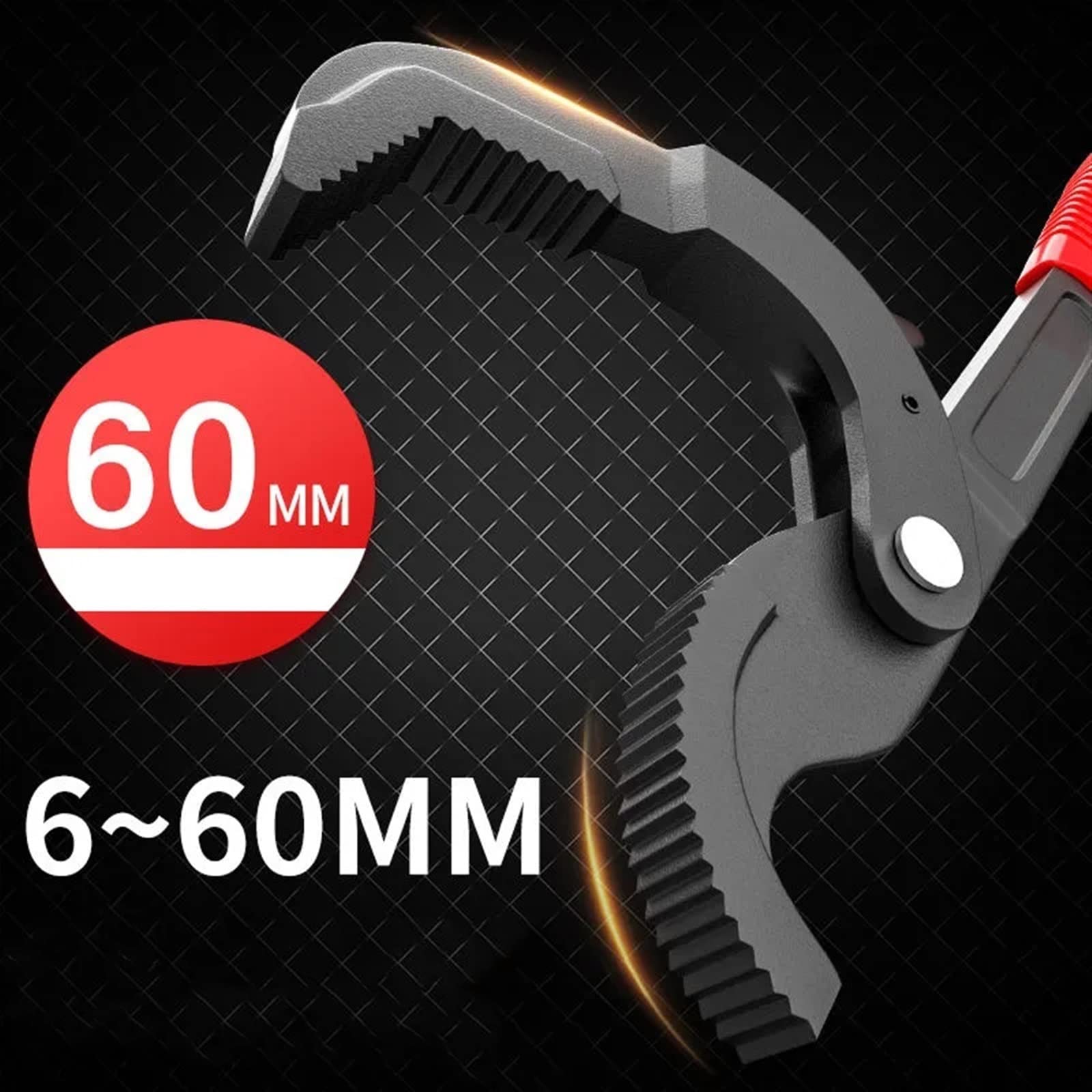 Llaves inglesas, herramientas de plomería, llave universal for tuberías, herramienta multifunción de extremo abierto de 6-22 mm/14-60 mm, llave inglesa de acero al carbono, herramienta manual de plome