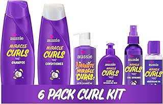 Miracle Curls: Shampoo, Conditioner, Deep Conditioner, Refresher Gel, Detangling Milk, Oil Treatment 6-Piece Set